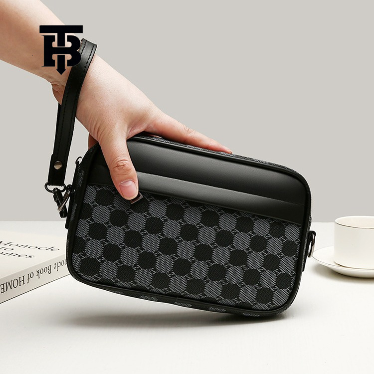 TB BHULAMTE Free Shipping Women's Soft Leather Shoulder Bag Designer Luxury Business Handbag Casual Simple Lightweight Wristband Phone Bag