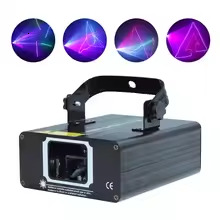 500mW Single-Head Full-Color Line Pattern Laser Light Disco Sound-Controlled Nightclub Colorful Beam Stage Lighting Equipment