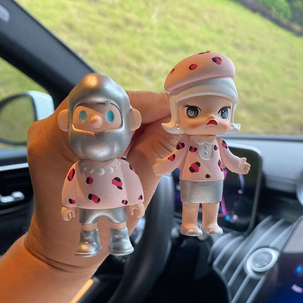 Aromatherapy Car-Mounted Aromatherapycar Perfume New Cartoon Boyfriend Freshener Diffuser Stone Decoration Air Vent Ornament Cute Couple Car Accessori