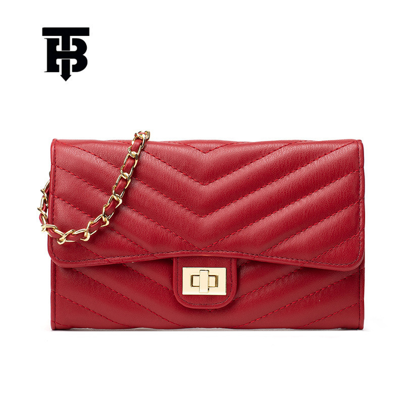 TB BHULAMTE Free Shipping Designer Luxury Striped Women's Shoulder Bag New High-end Minimalist Handbag Fashionable Chain Crossbody Bag Casual Mak