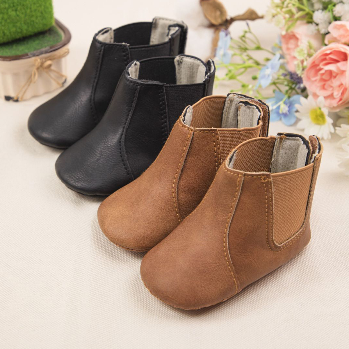 Fashion Infant Baby Snow Winter Waterproof Non-Slip Boy Girl Leather Shoes Walkfashion Kids Warm Newborn Toddler Outdoor Boots dh1922389