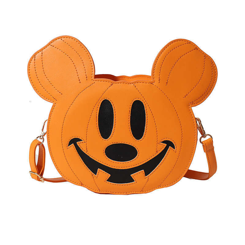 Bags Single Shoulder Niche Halloween Quirky Pumpkin Personality Crossbody Creative Patchwork Cartoon Bag