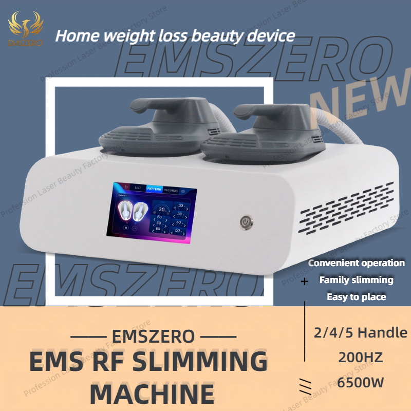 Electro Magnetic Stimulation Body Sculpting and Muscle Building Machine Reduce Fat And Shape The Perfect Body Curve 6500W 15Tesla RF 200Hz Machine CE/