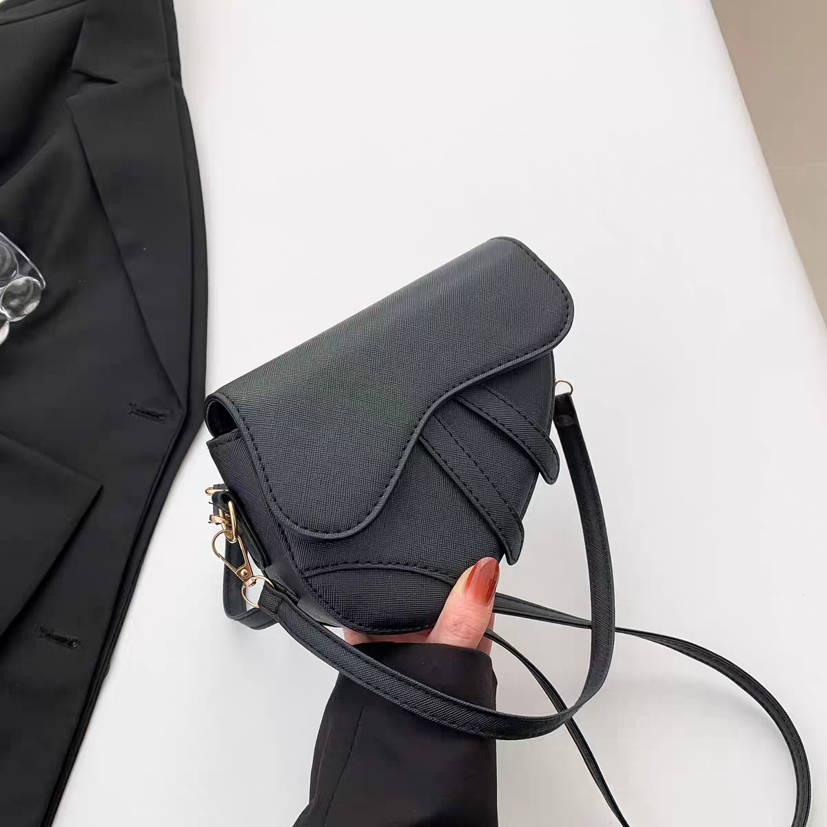 Designer bag saddle bag High quality with box shoulder bag luxury bag Fashion bags crossbody bags multi-color bag D logo bag