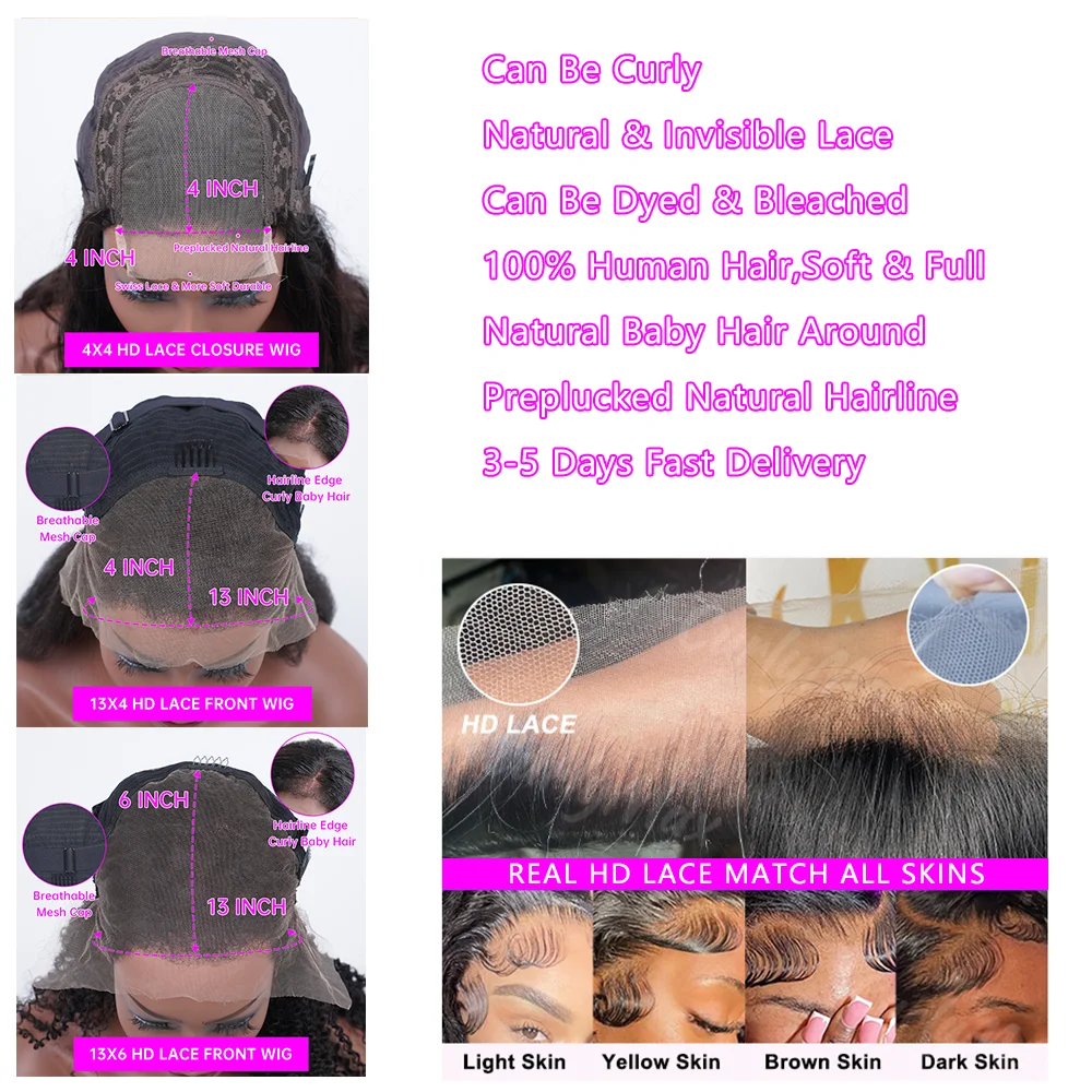 Burgundy Wine Lace Front Wig Hd Transparent Lace 13x6 HD Lace Frontal Wig Human Hair Gluelesss Pre Plucked Straight Red Colored Wig High Density Ready