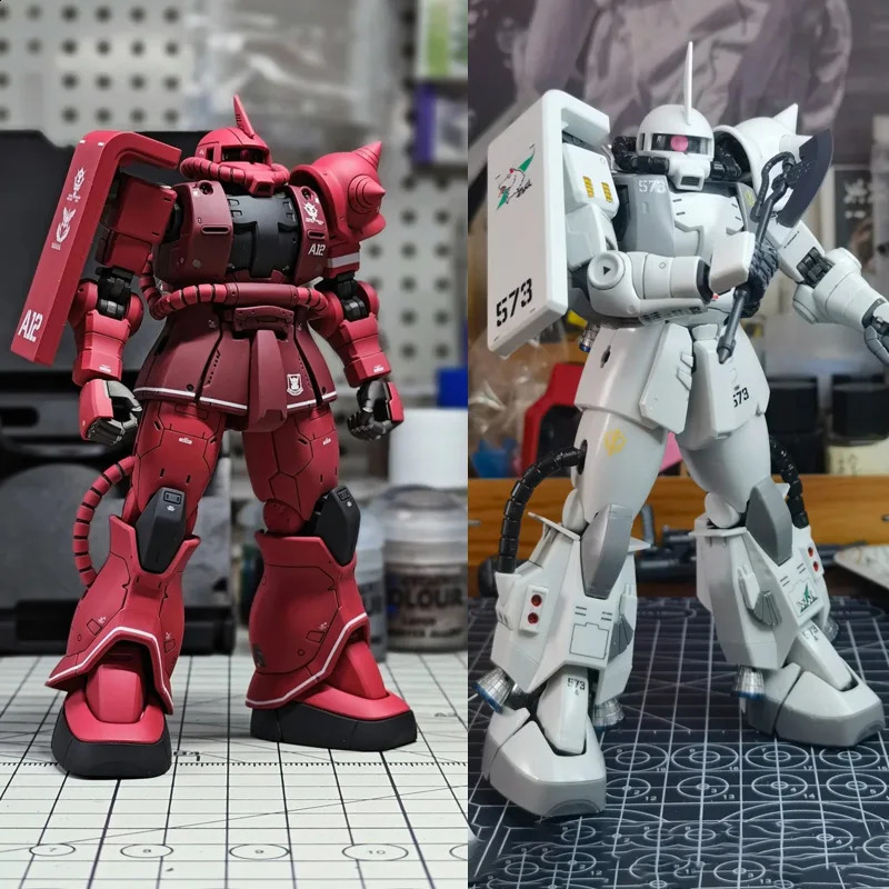 Hg 1144 Mc06c6 R6 Zaku 2 The Base Limited Ver Painting Color Assembly Model Kit Collection Action Robot Plastic Toys 250823