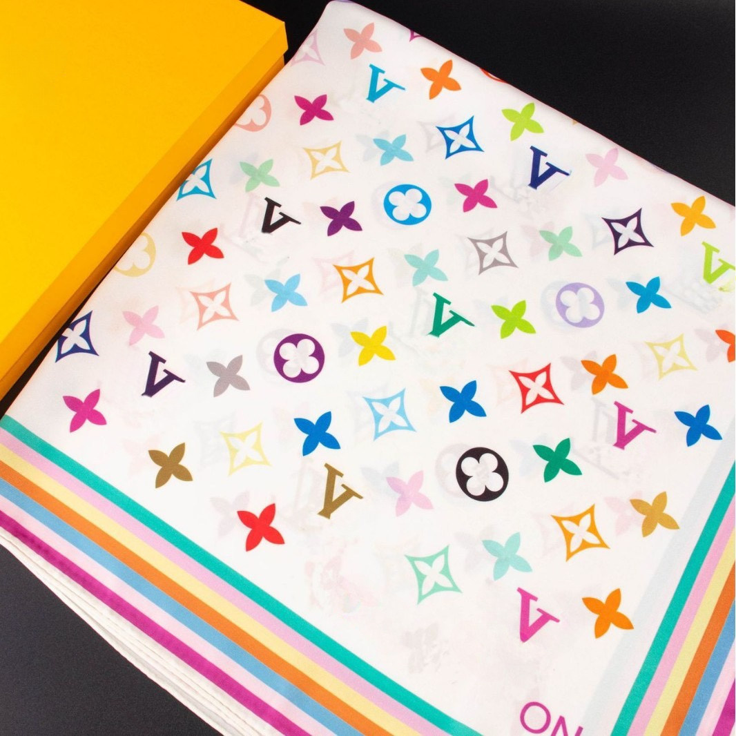 designers silk Fashion Square scarves Luxe Shawl Silk Scarf Designer head scarf Bandeau Hijab For Women Men bandana 90Cm Silk