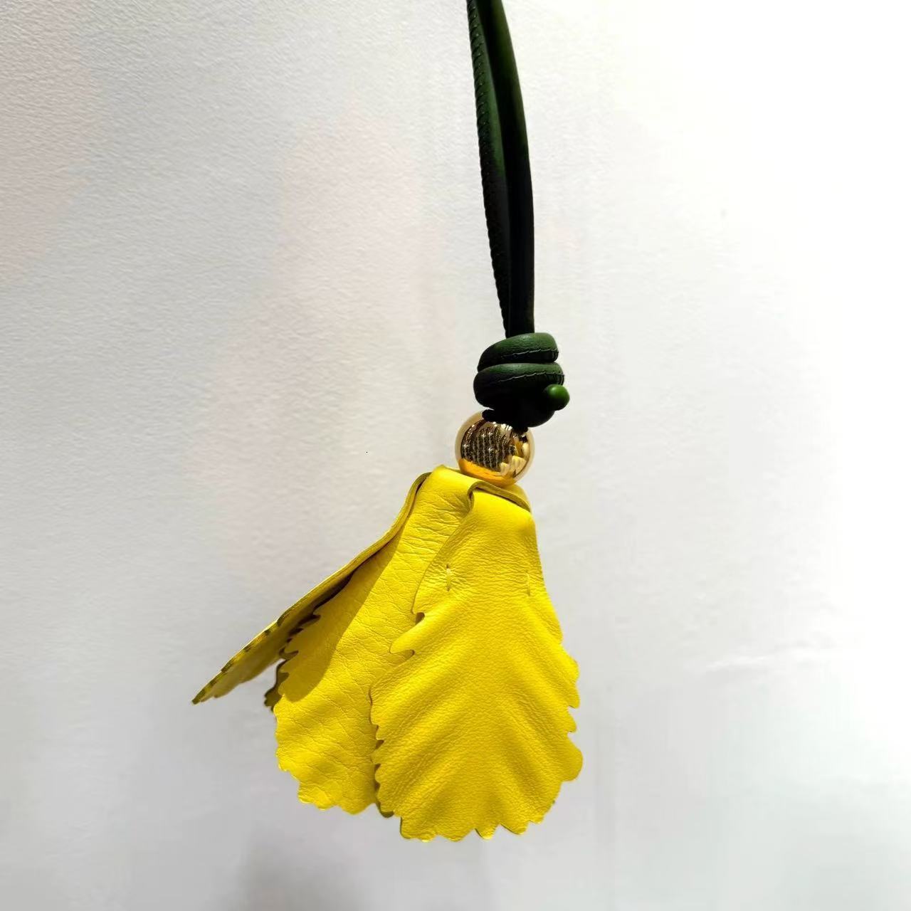 25 Summer Paula Series Bag Pendant Genuine Leather Fruit Tomato Beaded Decoration