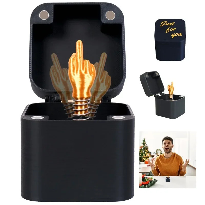 The Annoying Present with Middle Finger in A Box Gift Screws Prank Surprise PopUp Novelty Funny Gifts for Adult Toys 250825