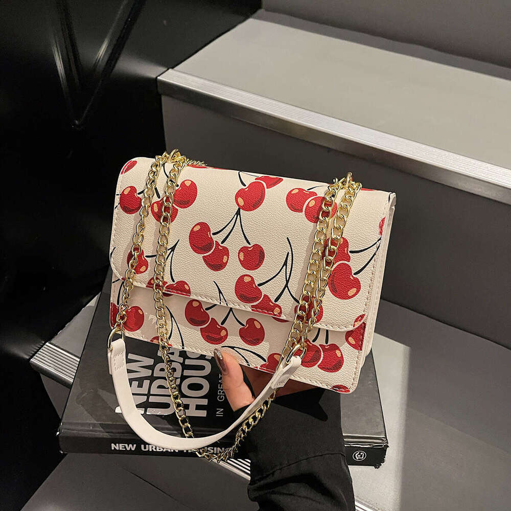 Designe 2025 New Simple Printed for Women, Color Block Fashion Style Single Shoulder Chain Crossbody Bag