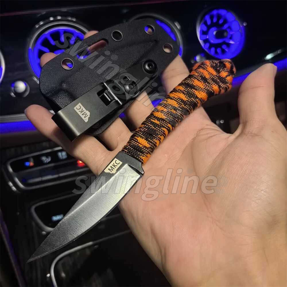 Survival C Montana Speedgoat Portab Fixed Knives 440c Blade Nylon Rope Hand Outdoor Tactical Cam Hunting EDC MultitoolXJ250118
