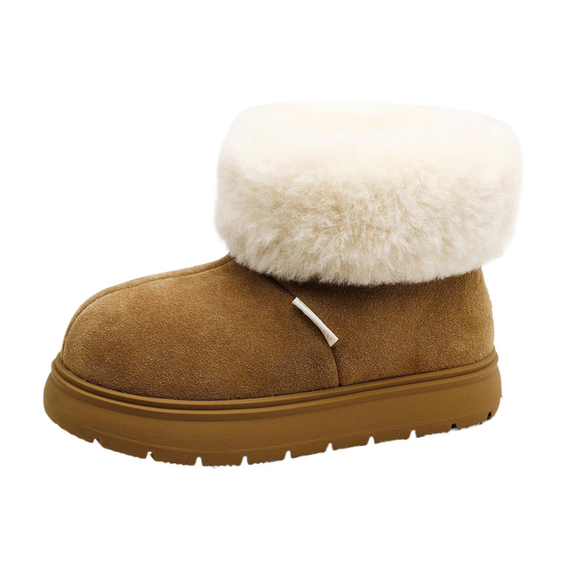 Free shipping kids shoes fashionable snow boots winter new style with plush warm cotton short boots
