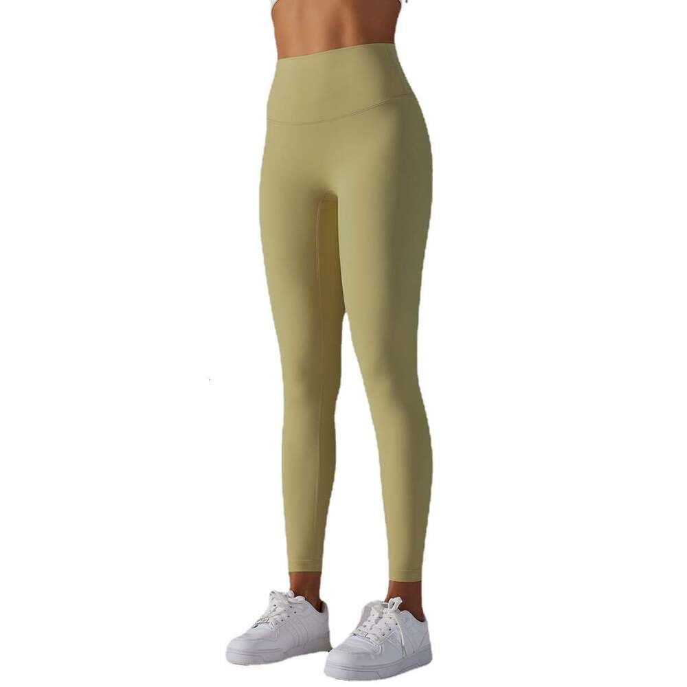 2025 5A Yoga align leggings Women pants Outfits Lady Sports yoga Fashion Ladies Exercise Fiess Wear Girls Running Legging Ninth Pants 7d4