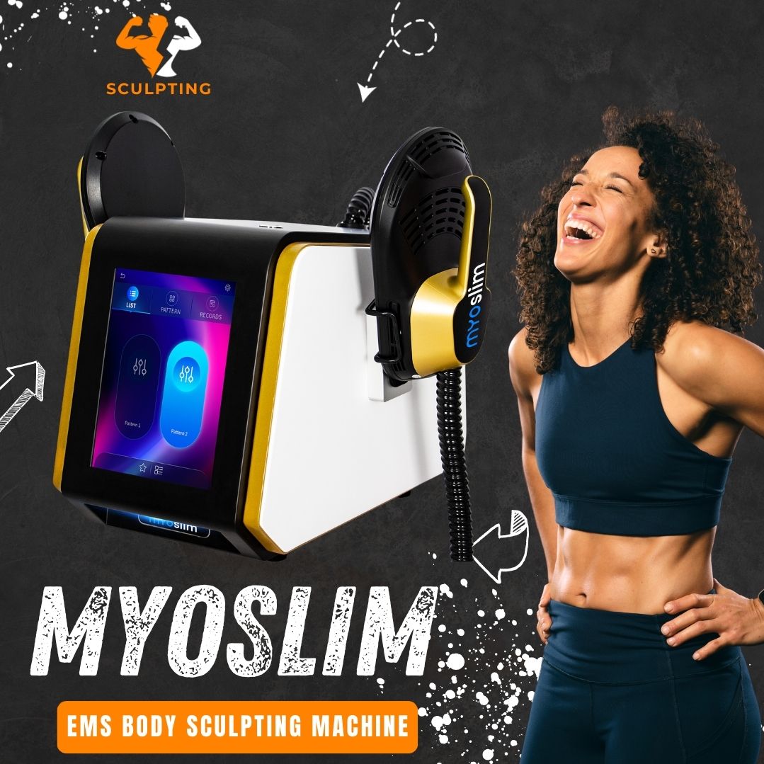 Body Sculpting Machine Myoslim With RF Function Professional Aesthetic Treatment For Fat Reduction Muscle Building Skin Tightening Body Contouring Dev