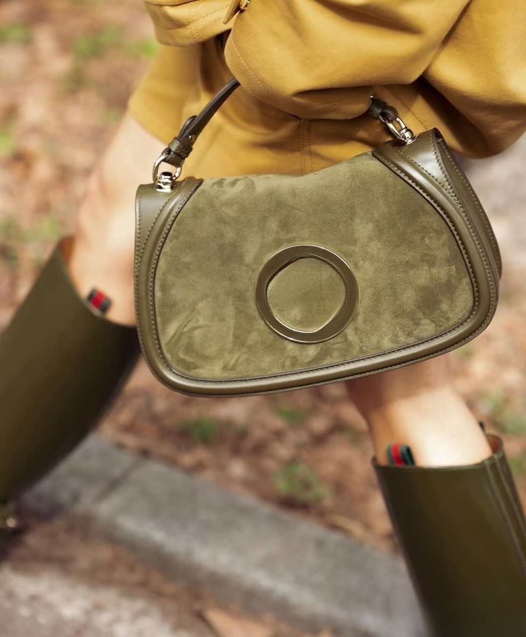 blondie top handle bag designer tote bag interlocking leather patch tote women men zipper closure handbag chain strap shoulder bags purse canvas bag