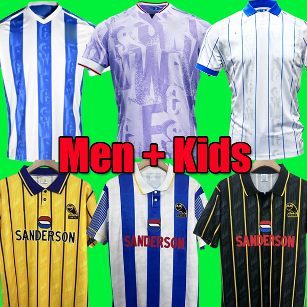25 26 Sheffield Wednesday soccer jerseys 2025 Will Vaulks Callum Paterson Michael Smith Tyreeq Bakinson Mallik Wilks football shirts 93 94 95 retro jersey