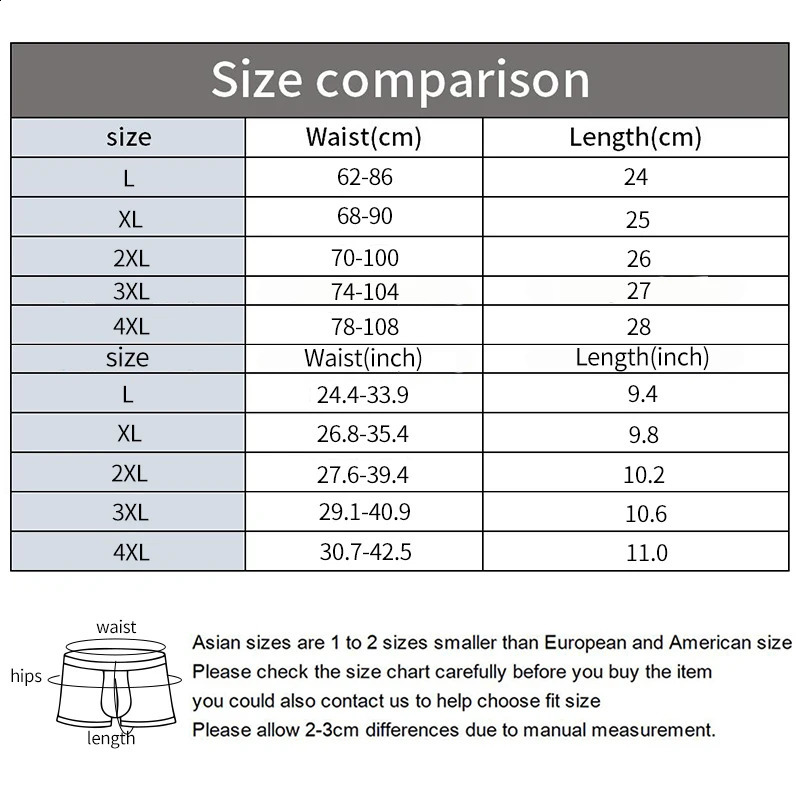 4 Pcs/Lot Boxer Men's Sexy Stripe Panties Underwear Sexy Knickers Underpants Shorts Fashion Under Wear Lingerie Boxers Briefs 250823