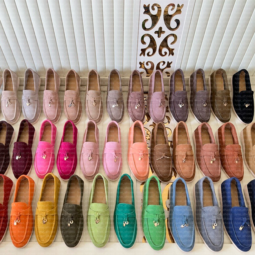 Top designer shoes Loafers Women Men Dress Shoes Luxury Fashion Business Cashmere Leather Flat Shoes Low Top Suede Cow Oxfords Casual moccasins loafers men shoes