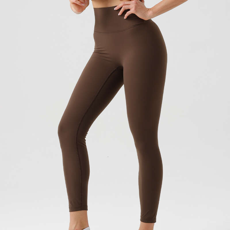 Eco-Friendly Fabric New No Embarrassing Line Sports Ladies High Waist Tight Training Pilates Fitness Yoga Pants 68