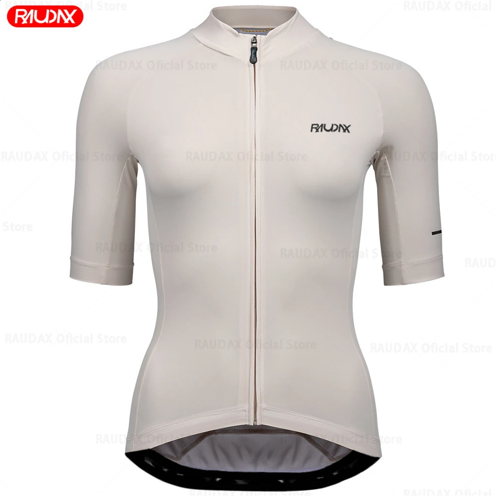 2026 Raudax Cycling Jersey 11 colors Racing Tops Short Sleeve Cyclist Clothes Shirt Maillot Women Bicycle Bike Wear y260413