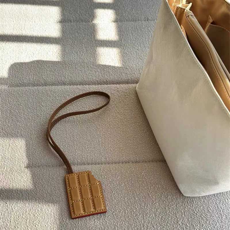 Genuine Leather Chocolate Bag Pendant for LV Handbag Ornament Keychain Decoration Holder Gift Bag Charm Accessories Z250823