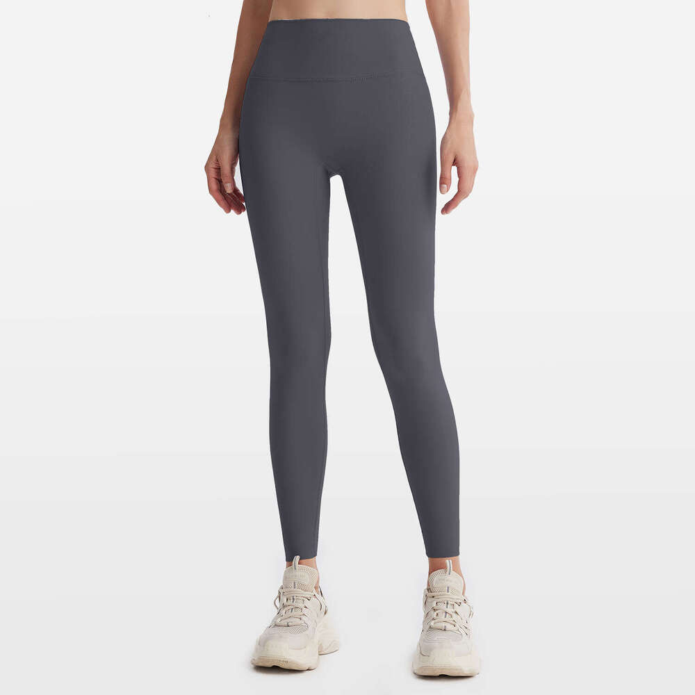Summer Bare Sensation Yoga for Women High Waist Peach Hip Lift Sports Fitness No Embarrassing Lines Quick-Dry Tight Long Pants c1