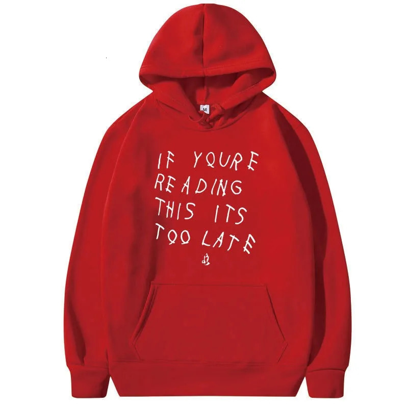 Drake Letter Print Hoodie Sweatshirt Stylish and Casual Multi-purpose Streetwear Long-sleeved Pullover for Men and Women 250825