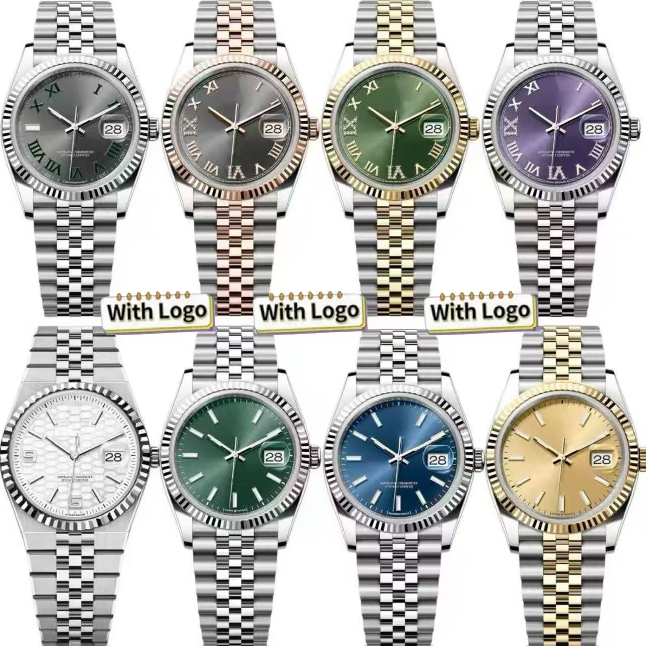 Mens watch datejste automatic movement designer watches women 31/36/41MM Stainless steel luxury Wristwatches with sapphire glass box reloj orologio montre