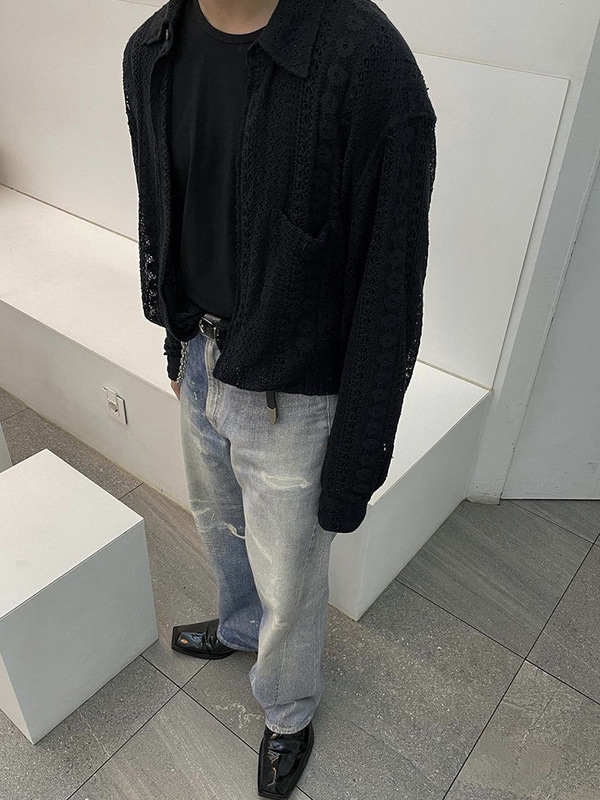 UncleDonJM 3D Print Distressed Jeans VIBE Style Retro Straight Versatile Street Fashion Y2k Mens Baggy Jean 240102