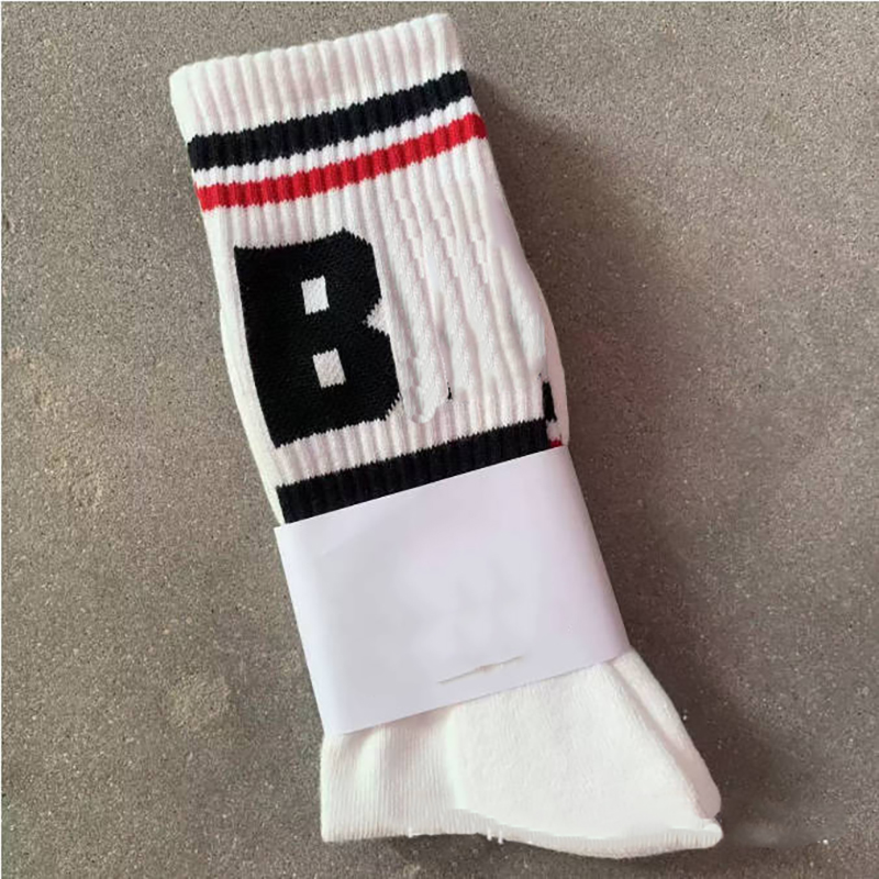 Men's Socks Fashion Sports Breathable Cotton Designer Brand Long Tube Skateboard Casual Women Luxury Sock