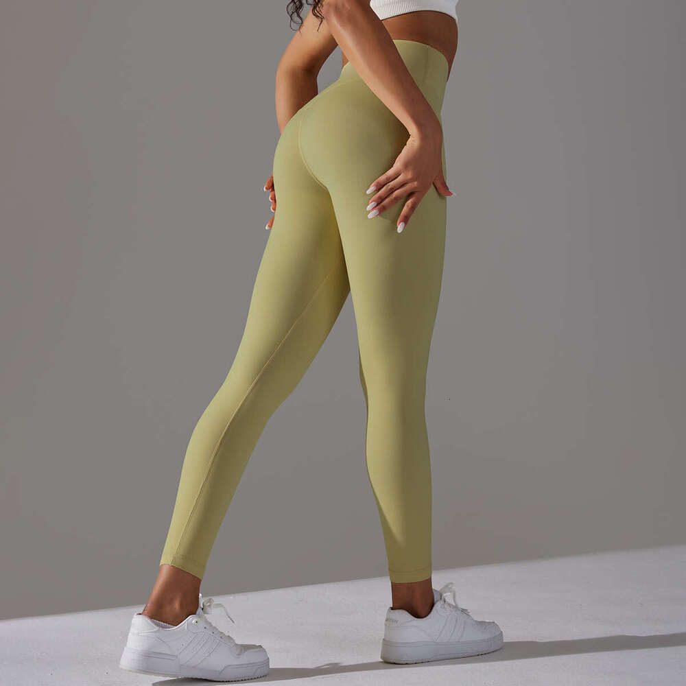 2025 5A Yoga align leggings Women pants Outfits Lady Sports yoga Fashion Ladies Exercise Fiess Wear Girls Running Legging Ninth Pants 7d4