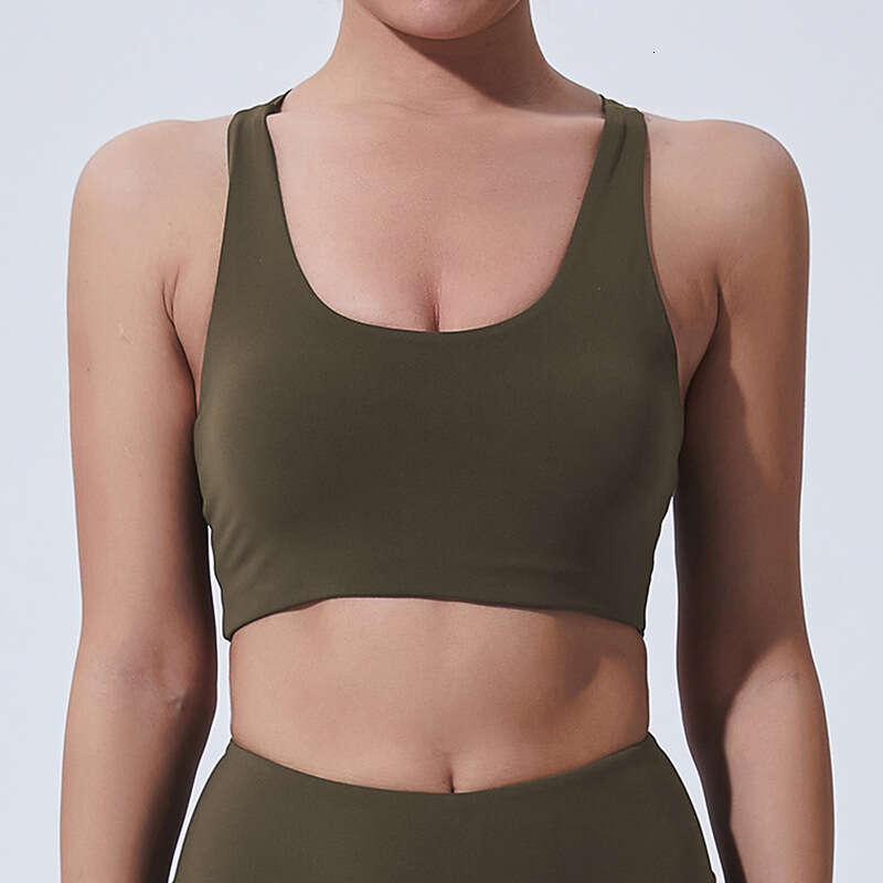 Casual Sports Vest Fitness Bra Plus Size Women's Fashion Yoga Clothing 17 bf