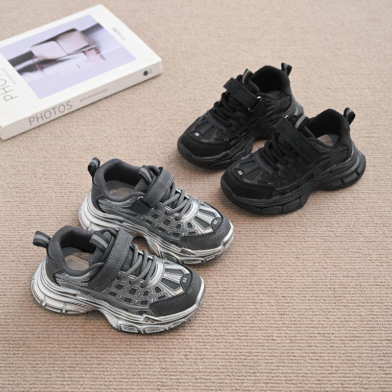 Free Shipping Designer Kids Sports Shoes Boys Girls 2025 New Fall Chunky Sneakers, Breathable Casual Running Shoes Children's Athletic Tennis Wal