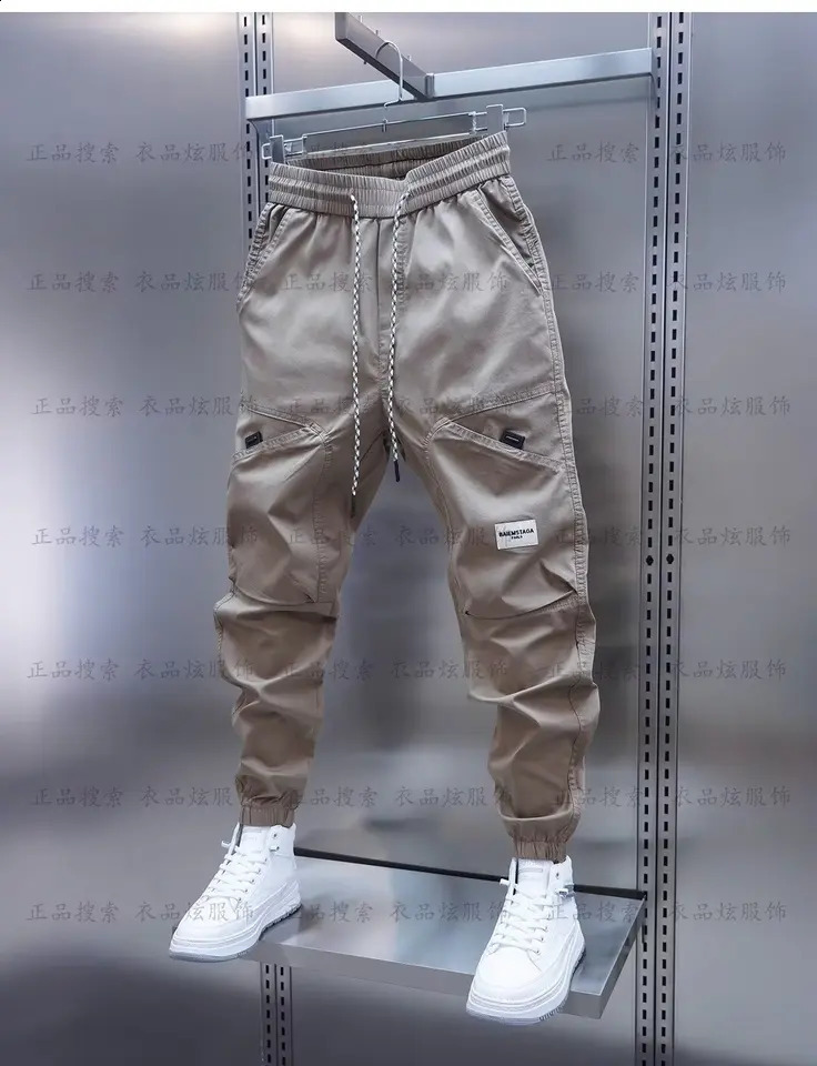 Cargo Harem Pants Outdoor Camping Sports Casual Jogger Sweatpant korean Fashion High Quality Mens Clothing 250815