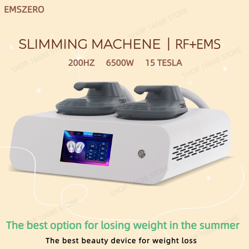 Electro Magnetic Stimulation Body Sculpting and Muscle Building Machine Reduce Fat And Shape The Perfect Body Curve EMS RF 200Hz Machine CE/ROHS