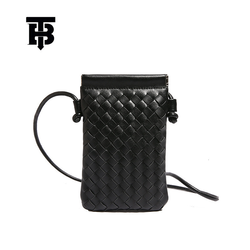 TB BHULAMTE Women's Vertical Woven Phone Bag Free Shipping Designer Luxury New Mini Handbag Fashion High End Portable Shoulder Cross Bag