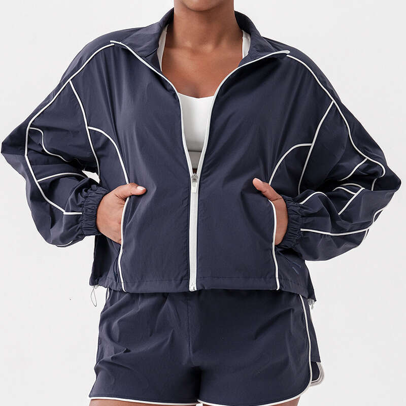 New Quick-Dry Tennis Jacket for Women, Running Long Sleeve T-Shirt, Sports Top, Outdoor Badminton Slimming Fitness Clothing aa