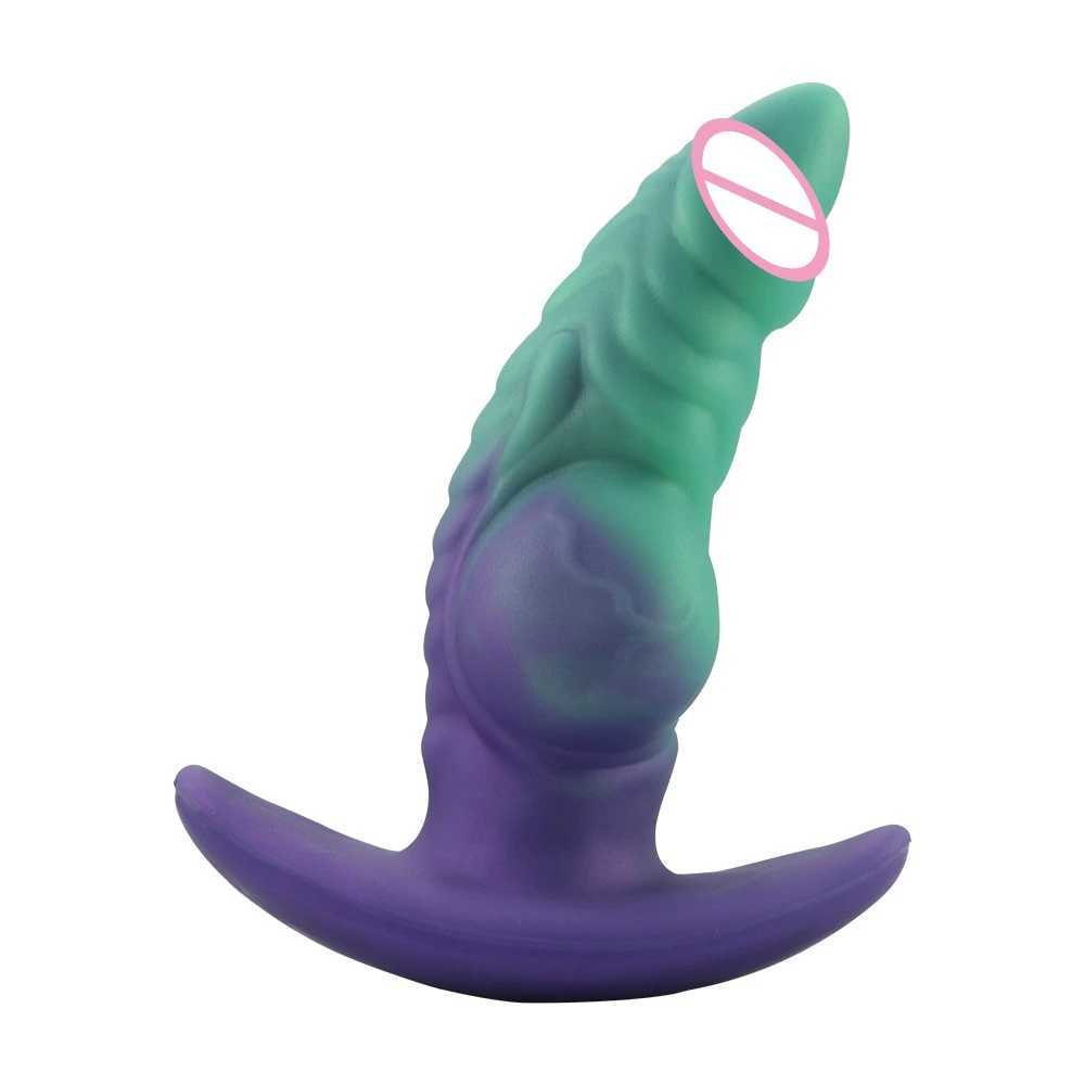 Anal Toys Wearable Butt Plugins Knotted Dildo But Plug Women Men Prostate Massage Masturbator Silicone Sex Toys Training Adult 250825
