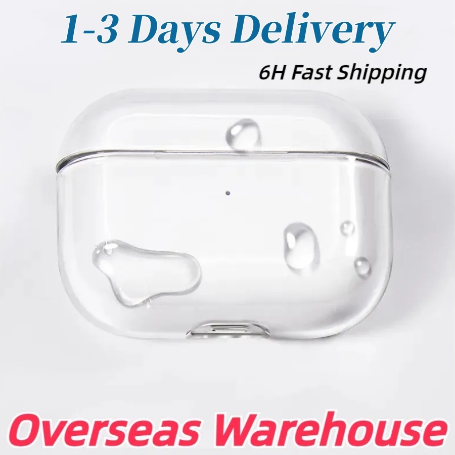 USA Stock for AirPods Pro 2 Airpods pro 3 3rd Earphones Solid Silicone Cute Protective airpod max Headphone Cover airpods 4 Wireless Charging Box Shockproof Case