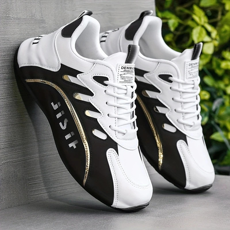 Mens Sneakers High Quality Leather Casual Shoes for Men Fashion All-match Sport Shoes Platform Comfor Men Running Shoes 250821