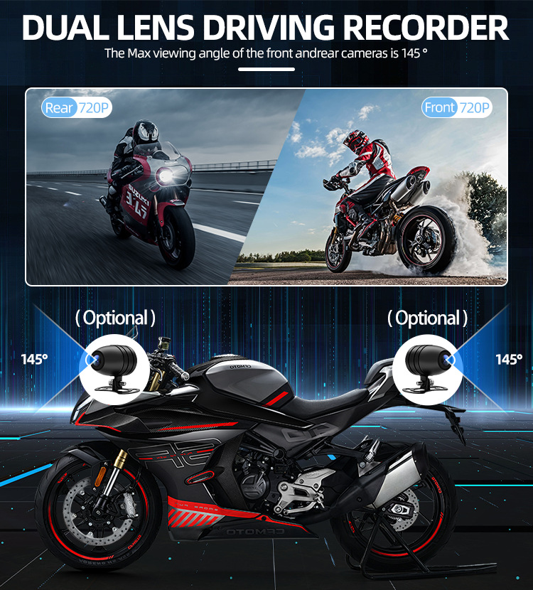 CarPlay Screen for Motorcycle,Portable Wireless Carplay/Android Auto for Motorcycle,8.1 inch IPS Waterproof Portable Radio GPS for Motorbike with Mirr