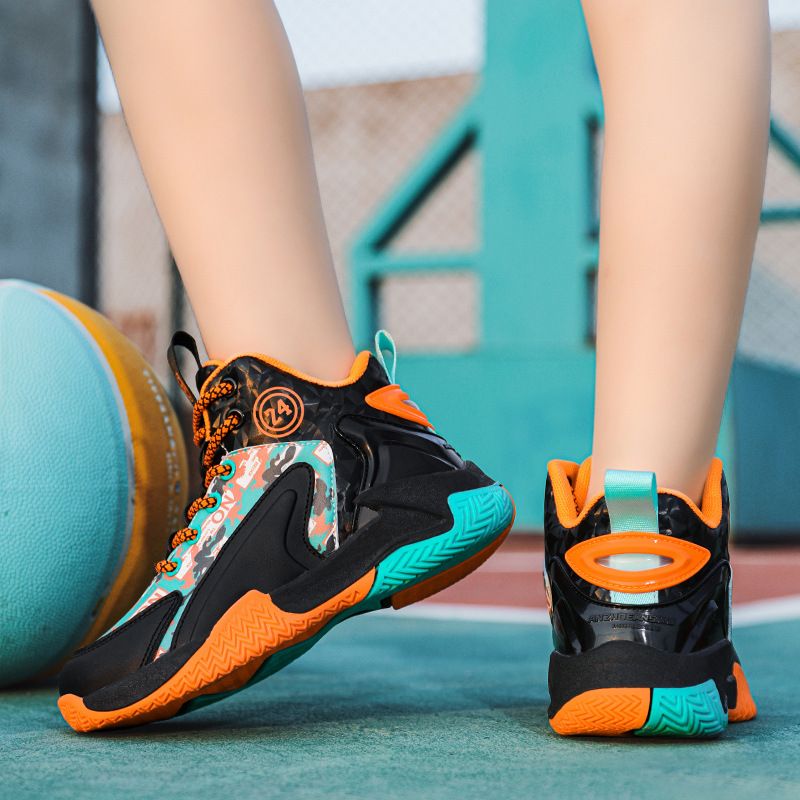 Hot Sale Kids Basketball Shoes Boys Sneakers Non-slip Child Trainesr Basketball Shoes Umshop Outdoor Children Youth Sport Shoes Size 31 - 40 U0583
