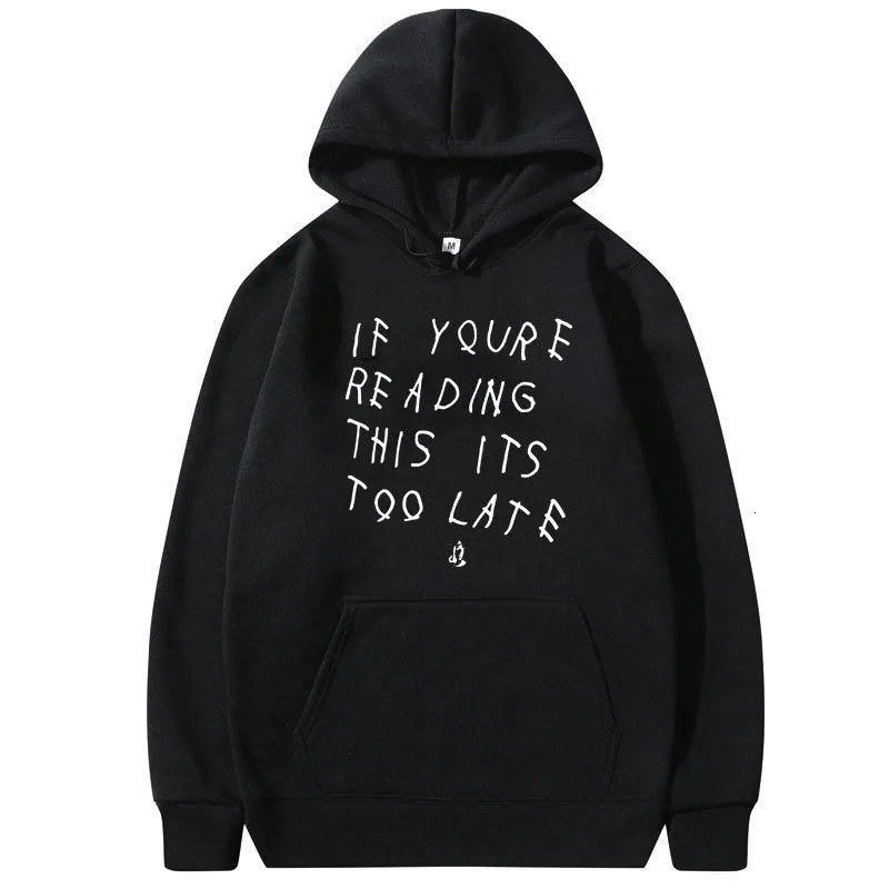 Drake Letter Print Hoodie Sweatshirt Stylish and Casual Multi-purpose Streetwear Long-sleeved Pullover for Men and Women 250825