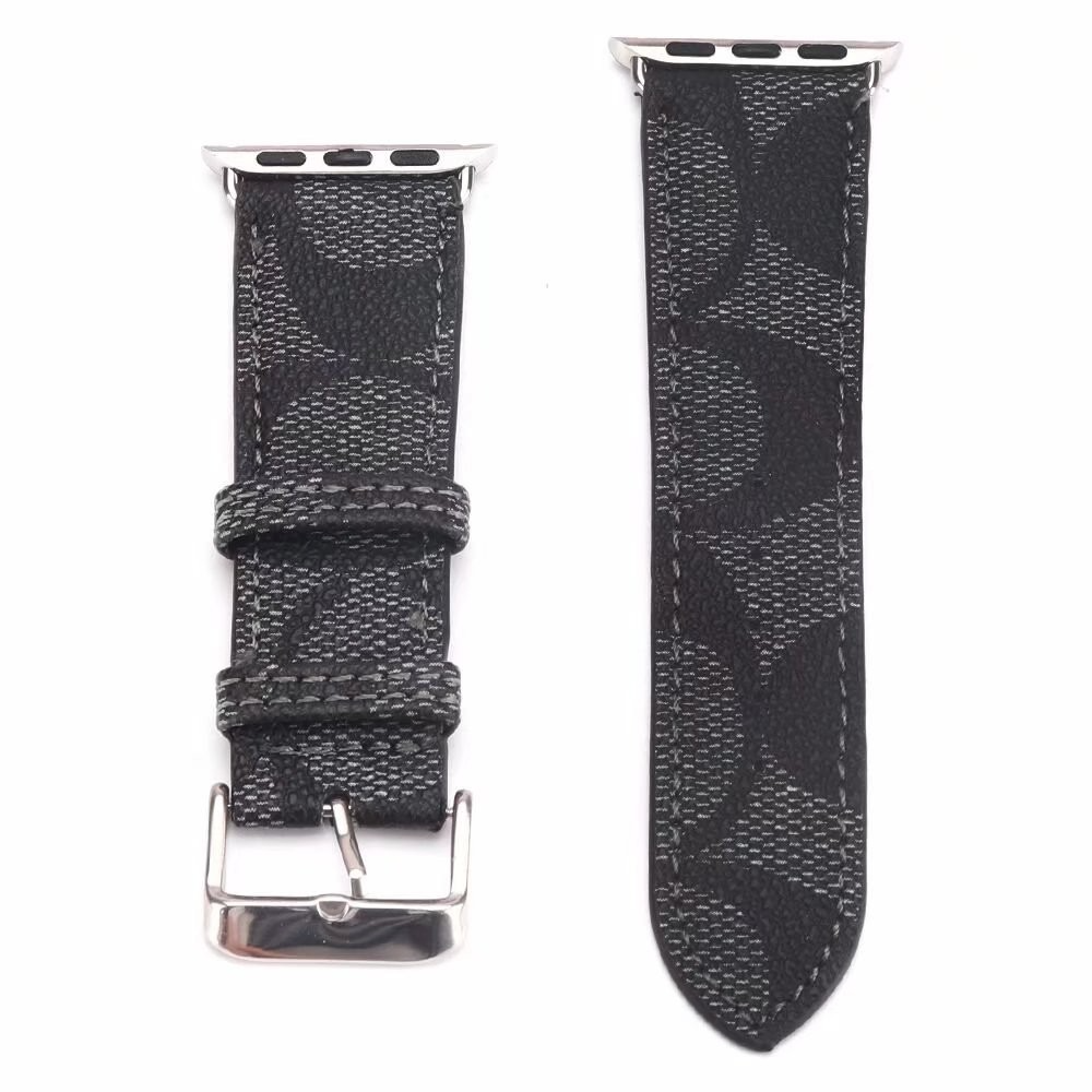 2025 Designer Genuine Leather Apple Watch Strap Suitable for 38/40/41/42/44/45mm Material Watch Strap