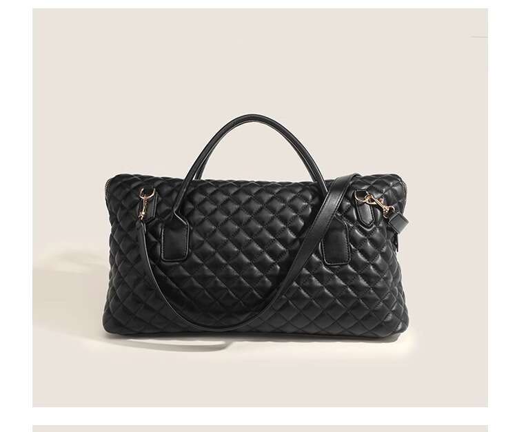Designer Bags Women's Stylish Quilted Leather Travel Trunk Designer Inspired autumn winter Large capacity Tote Bag, fashional Crossbody Shoulder 