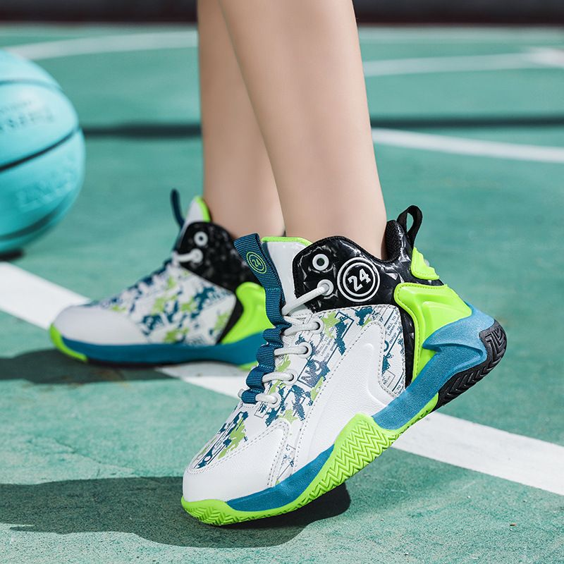 Hot Sale Kids Basketball Shoes Boys Sneakers Non-slip Child Trainesr Basketball Shoes Umshop Outdoor Children Youth Sport Shoes Size 31 - 40 U0583