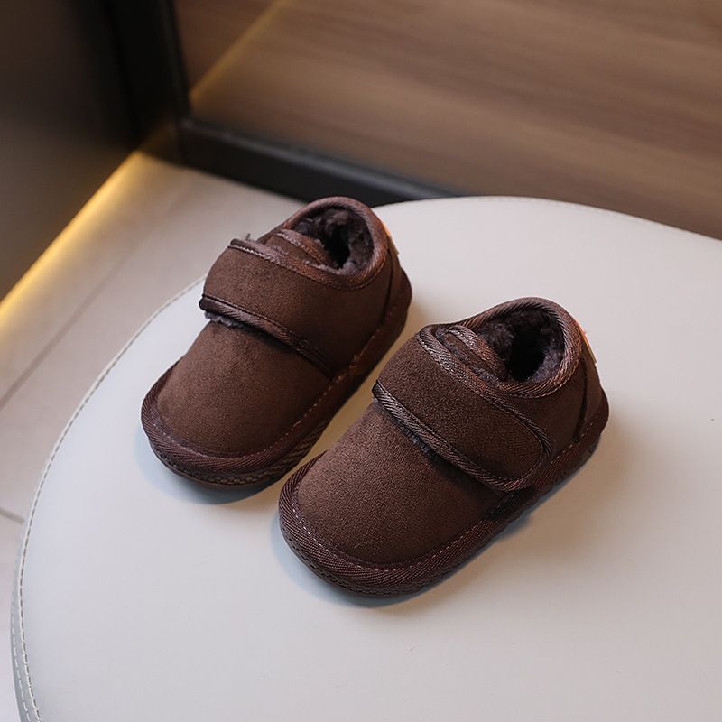 2025 Winter Children Snow For Boys Soft Sole Warm Plush Baby Little Walkfashion Kids Cotton Shoes Fashion Toddler Girls Boots Sizes 15 - 27 dh1922389