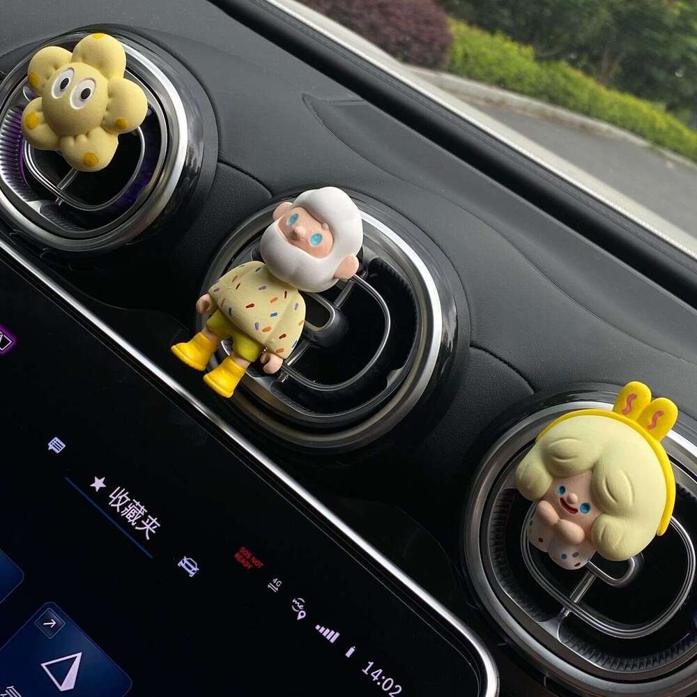 Aromatherapy Car-Mounted Aromatherapycar Perfume Fresh Internet Celebrity Boy Boyfriend Perfume Cute Air Vent Diffuser Stone Decoration Car Interior O