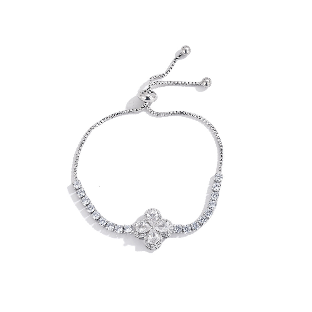 Live Hot Sale Seiko Four-Leaf Clover Bracelet for Women, Light Fashion, High-End Feel, Versatile and Exquisite Hand Jewelry - view 8