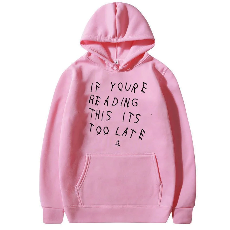 Drake Letter Print Hoodie Sweatshirt Stylish and Casual Multi-purpose Streetwear Long-sleeved Pullover for Men and Women 250825